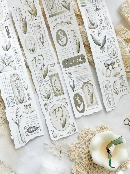 lily of the valley pet & washi tape