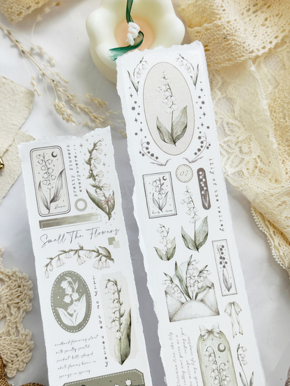 lily of the valley pet & washi tape