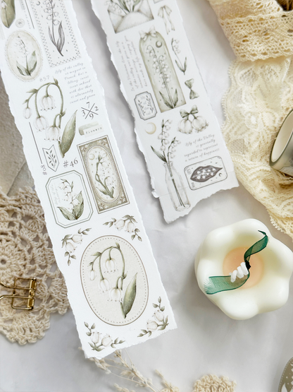 lily of the valley pet & washi tape