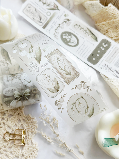 lily of the valley pet & washi tape