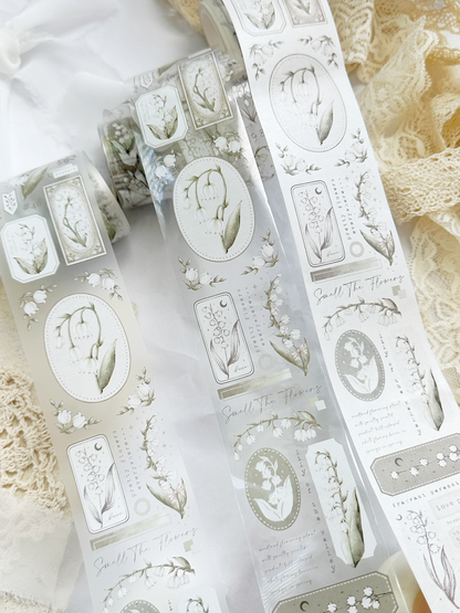 lily of the valley pet & washi tape