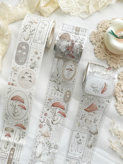 fungi fairytale pet & washi tape