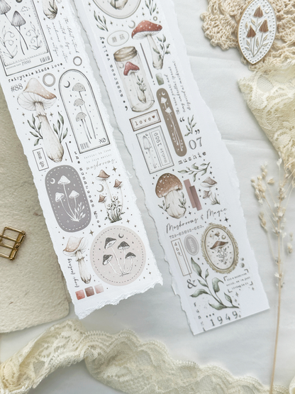 fungi fairytale pet & washi tape
