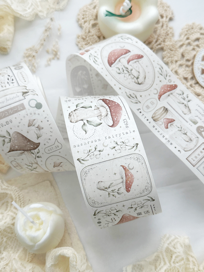 fungi fairytale pet & washi tape
