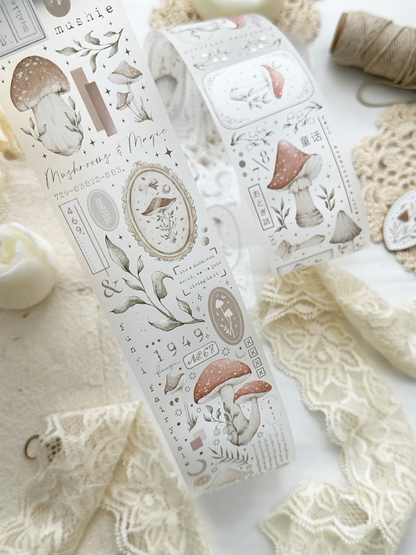 fungi fairytale pet & washi tape