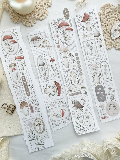 fungi fairytale pet & washi tape