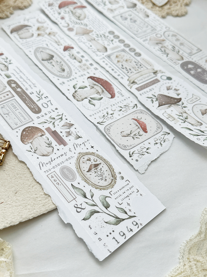 fungi fairytale pet & washi tape