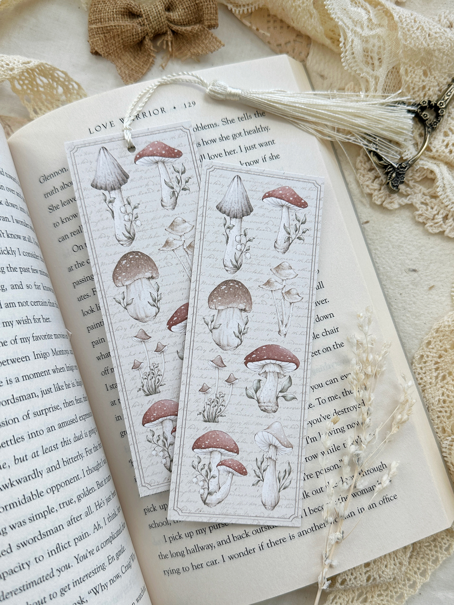 metal mushroom bookmark – The Found Cottage