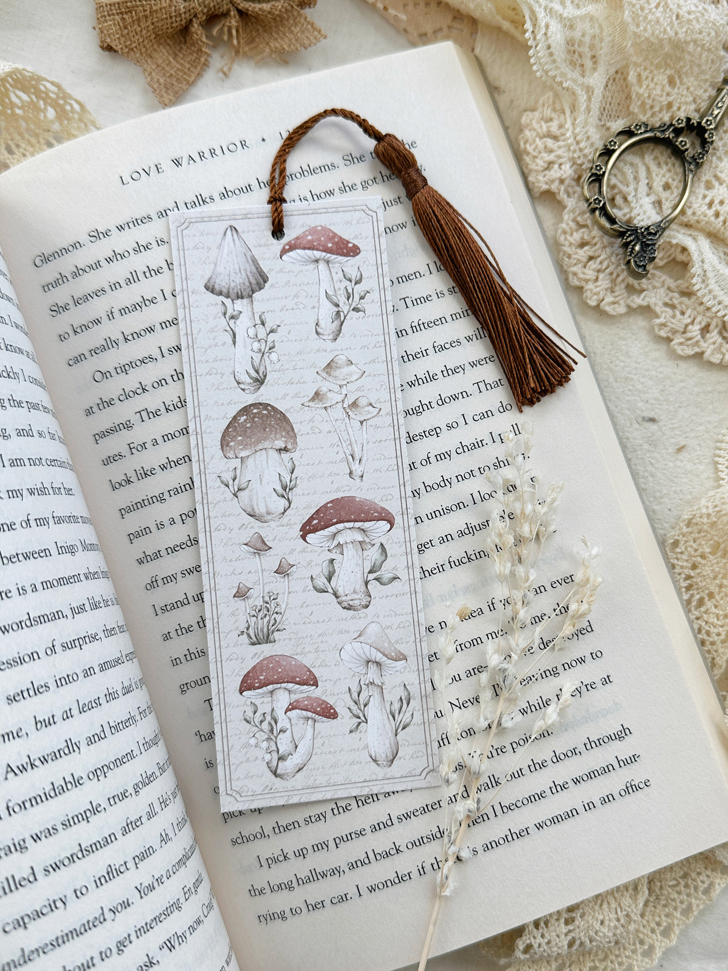 Mushroom Love Bookmark