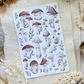 mushroom sticker sheet