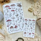 mushroom sticker sheet