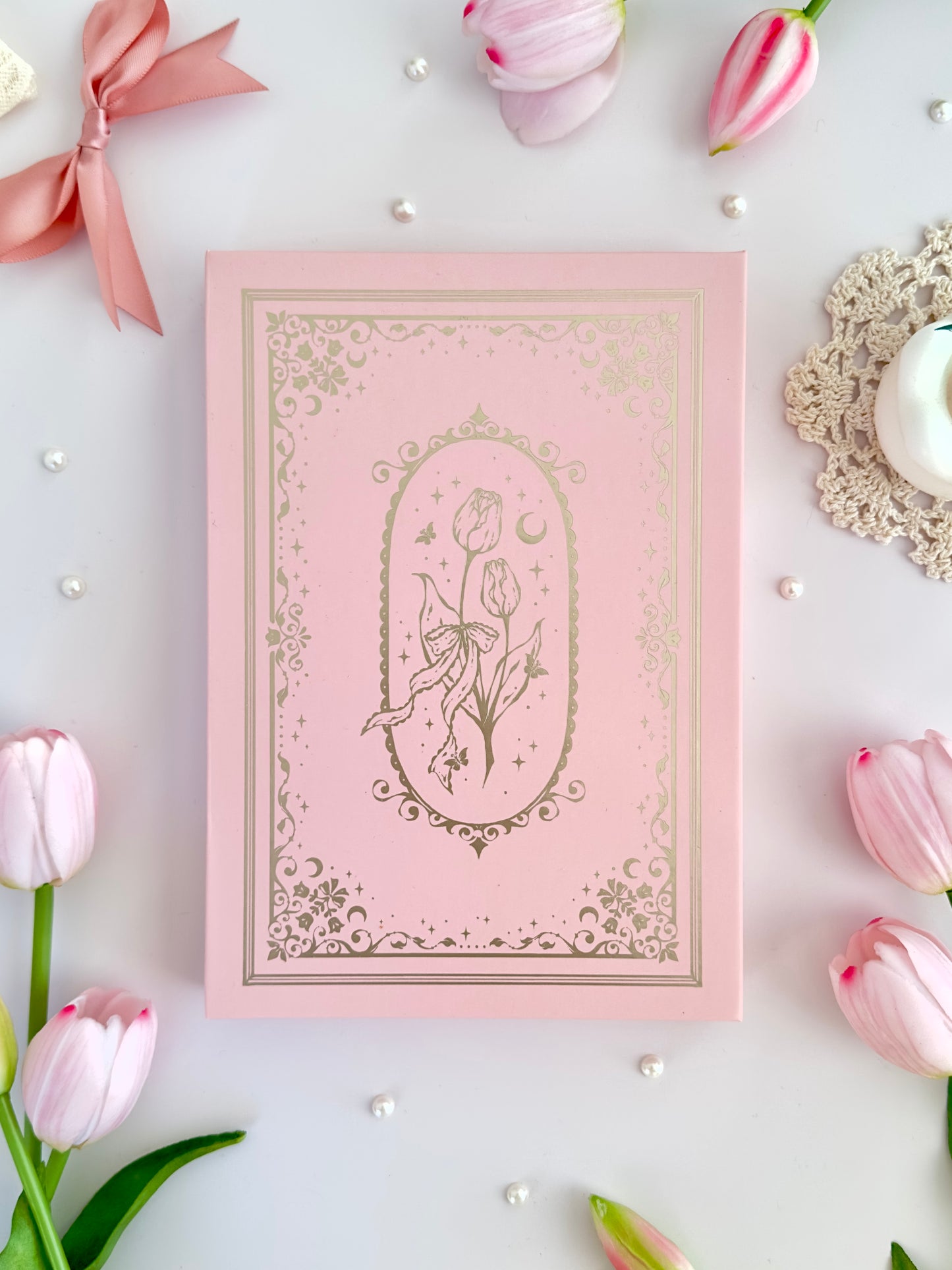 TRP | A5 | tulip spell book - aurora (grid)