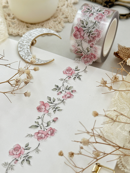 rose vine die cut washi tape