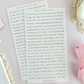 poetic phrases sticker sheet - 2pc set