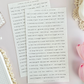 poetic phrases sticker sheet - 2pc set