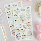 pretty pastries sticker sheet - 1pc