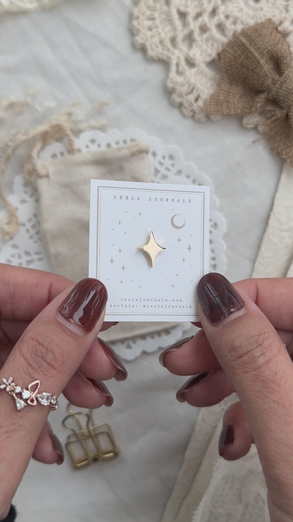 mini star gold filler pin