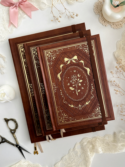 160 gsm | B6 | rose spell book (dot, grid)