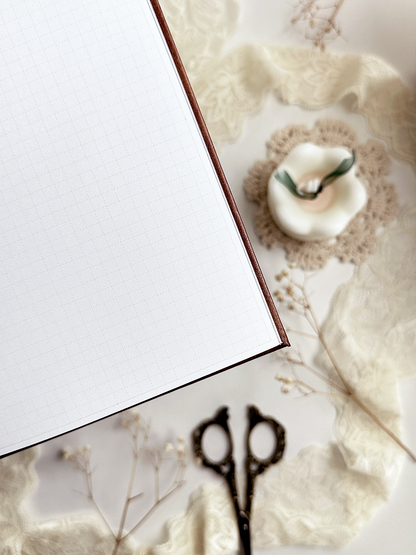 160 gsm | B6 | rose spell book (dot, grid)