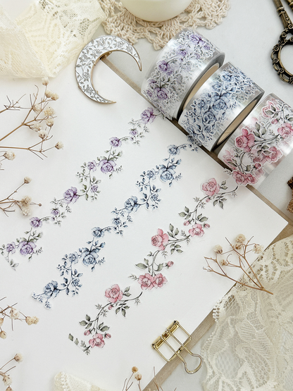 rose vine die cut washi tape