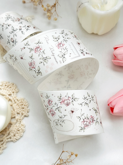 field of roses pet & washi tape (pre-cut)