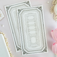 russian doll frames sticker sheet - 2pc set
