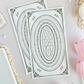 russian doll frames sticker sheet - 2pc set