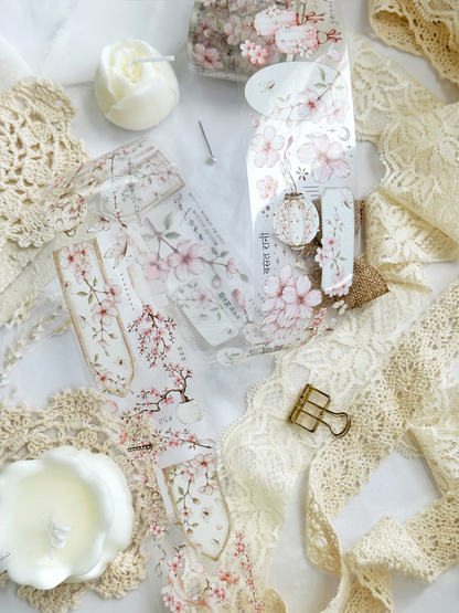 sakura pet & washi tape