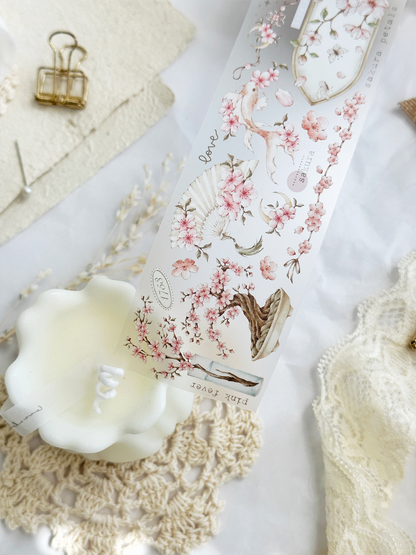 sakura pet & washi tape