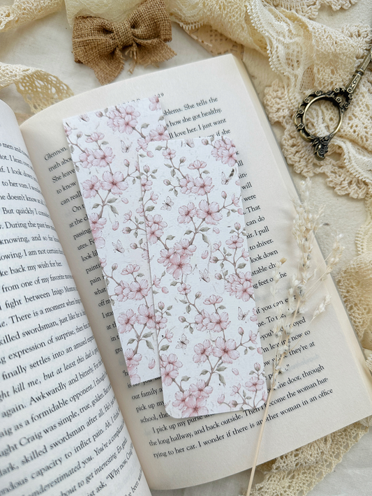 pink sakura bookmark