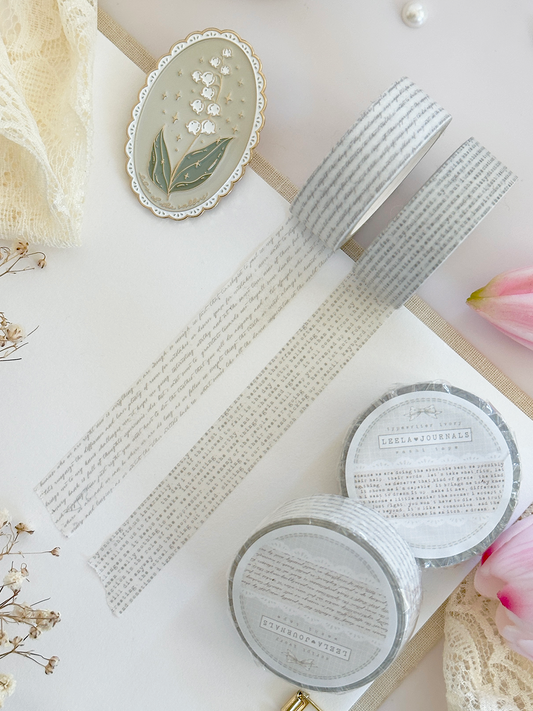 script & type 15mm washi tape (updated colors!)