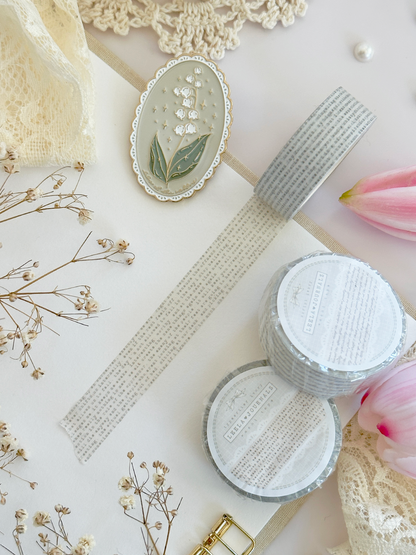 script & type 15mm washi tape (updated colors!)