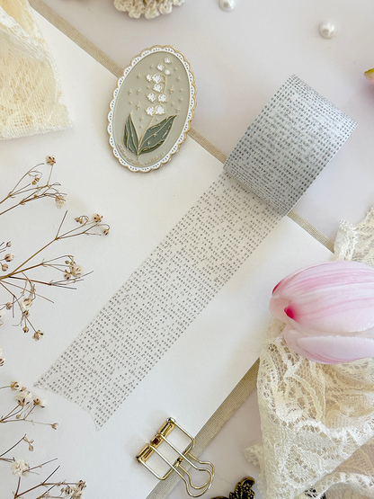 script & type 30mm washi tape (updated colors!)