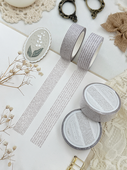 script & type 15mm washi tape