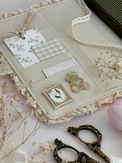 lily of the valley journal charm magnet