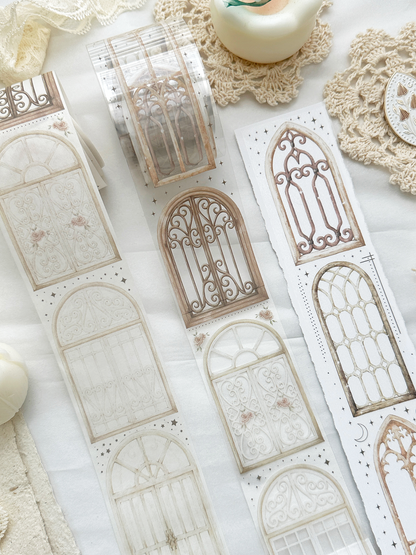 whimsical windows pet & washi tape