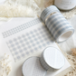 pastel blue plaid washi tape