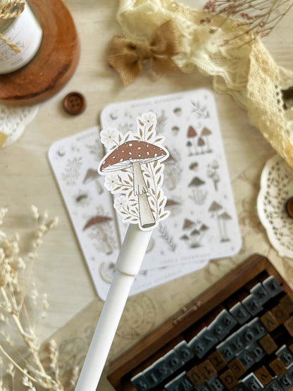 magical mushrooms & frames sticker sheets