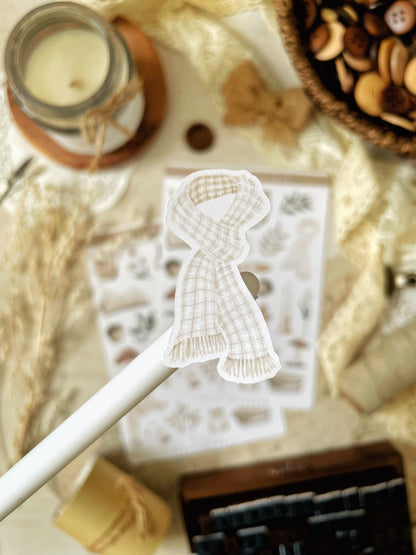 fall essentials sticker sheet - 1pc