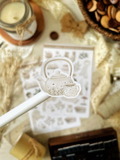 fall essentials sticker sheet - 1pc