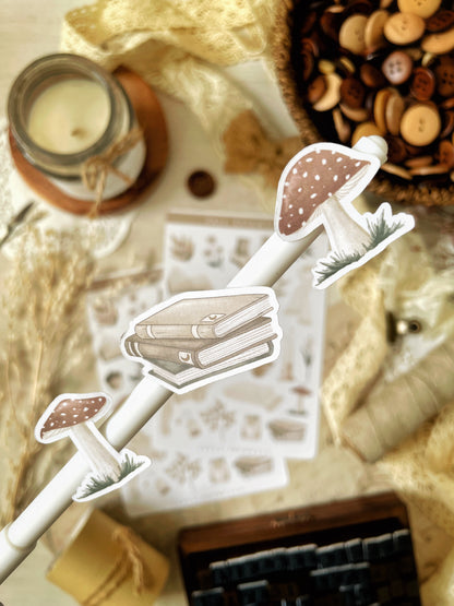 fall essentials sticker sheet - 1pc