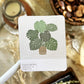 monstera pantone sticker flake 2x2.5