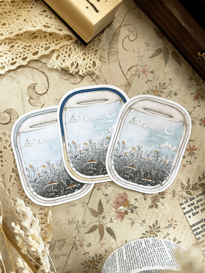 support ukraine sticker flake 2x2.5