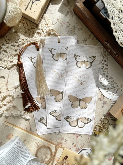 vintage butterfly bookmark