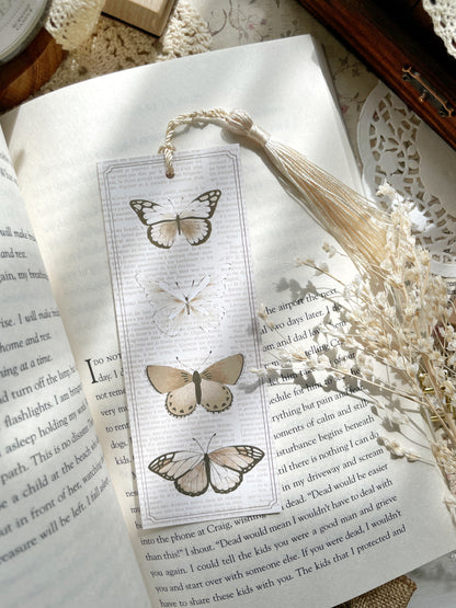 vintage butterfly bookmark