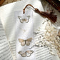 vintage butterfly bookmark