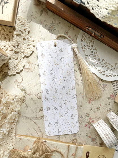 *retiring* pink floral bookmark