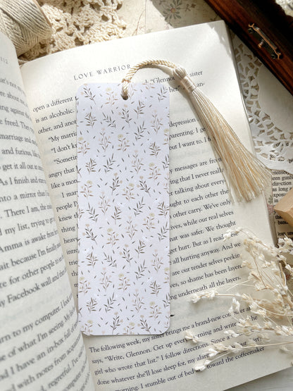 *retiring* pink floral bookmark