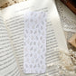 *retiring* pink floral bookmark