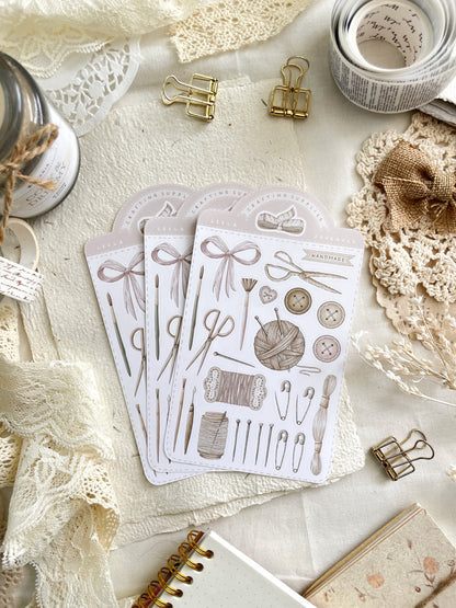 craft supplies sticker sheet - 1pc